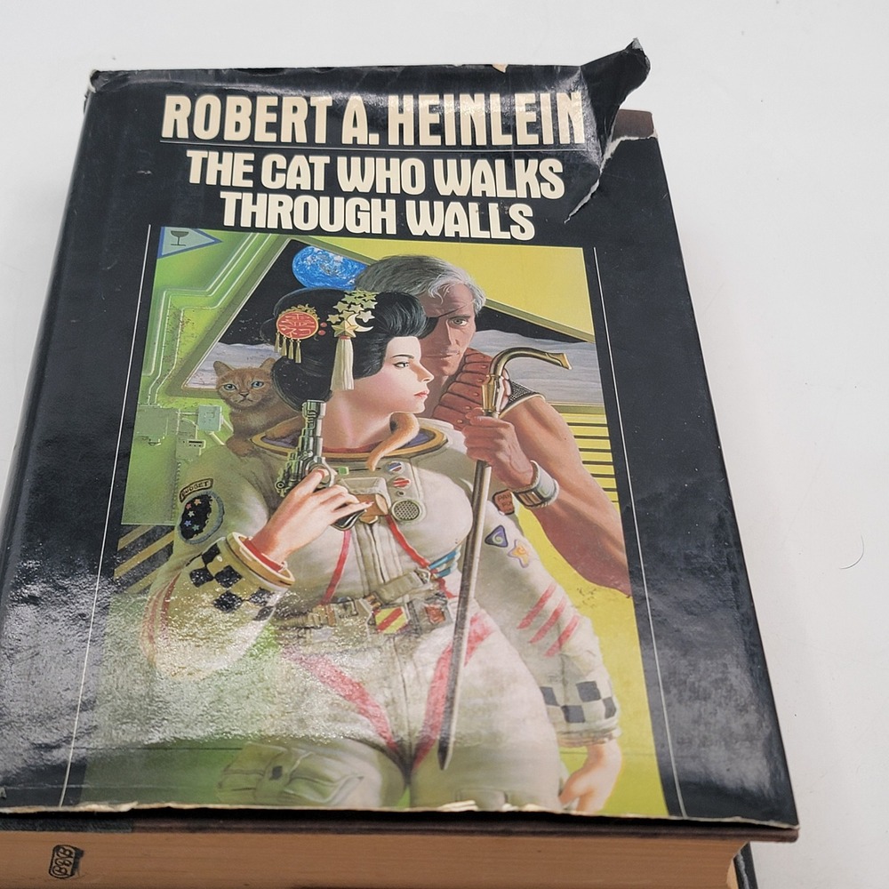 Robert A. Heinlein The Cat Who Walks Through Walls Hardcover 1st Edition Fair